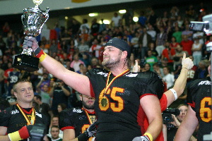 M.Grewe from Germany is celebrating the EC Title
(c) EFAF
